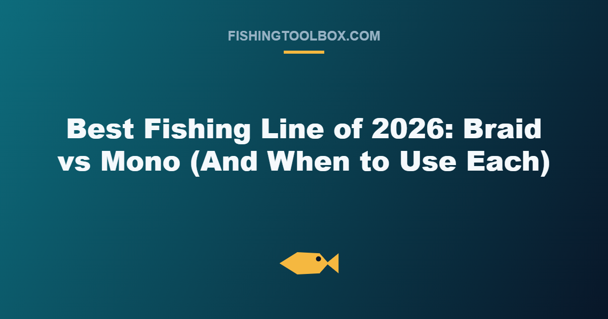 Best Fishing Line of 2026: Braid vs Mono (And When to Use Each)
