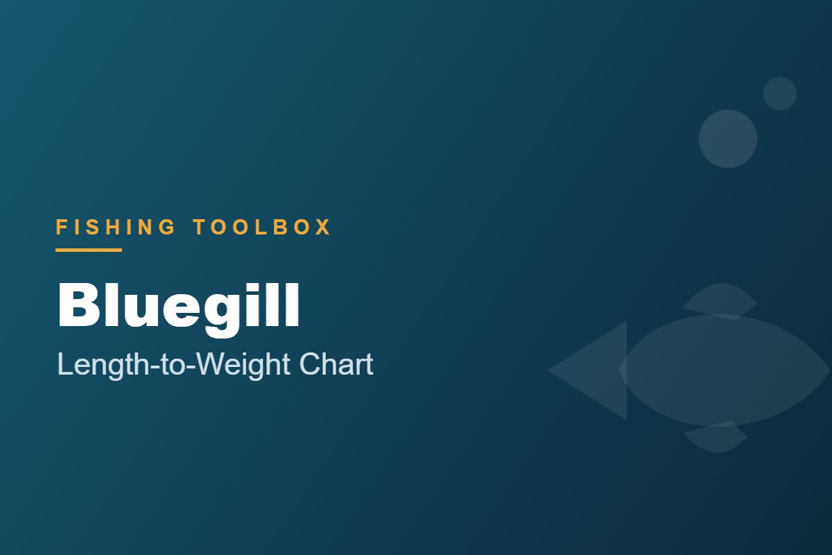Bluegill Length to Weight Chart