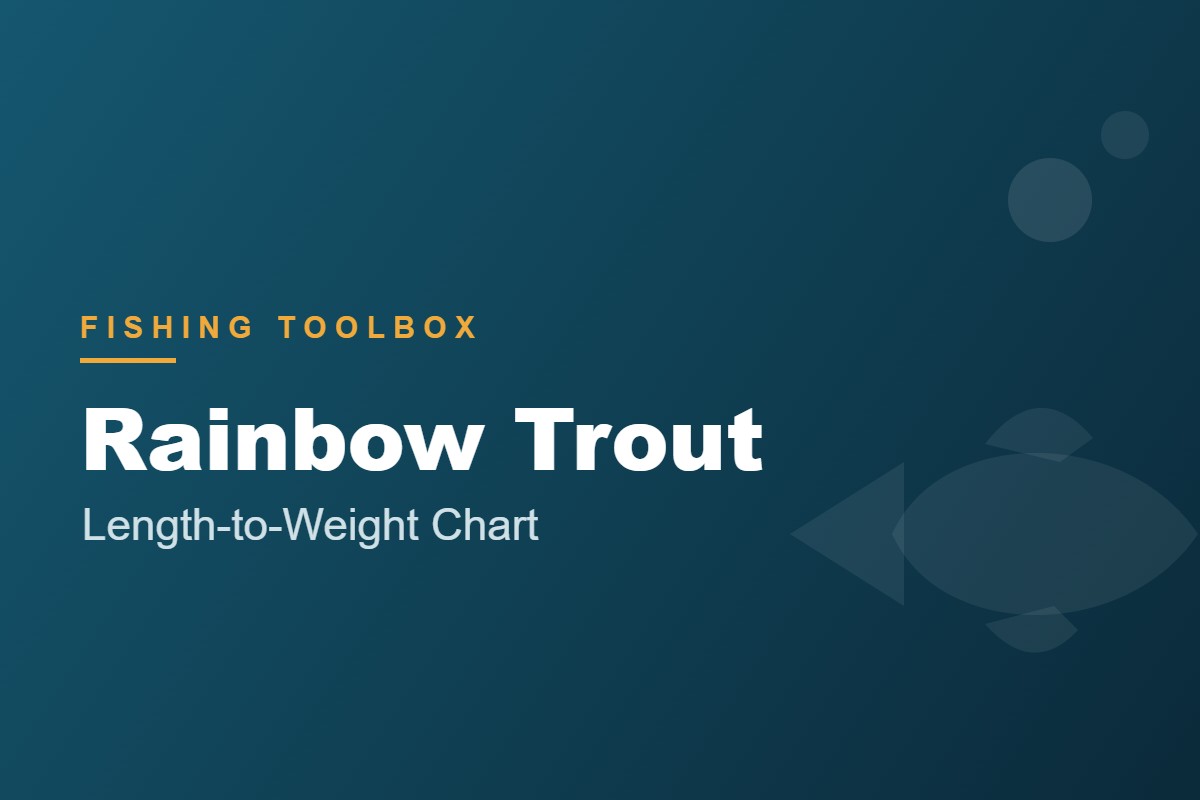 Rainbow Trout Length to Weight Chart