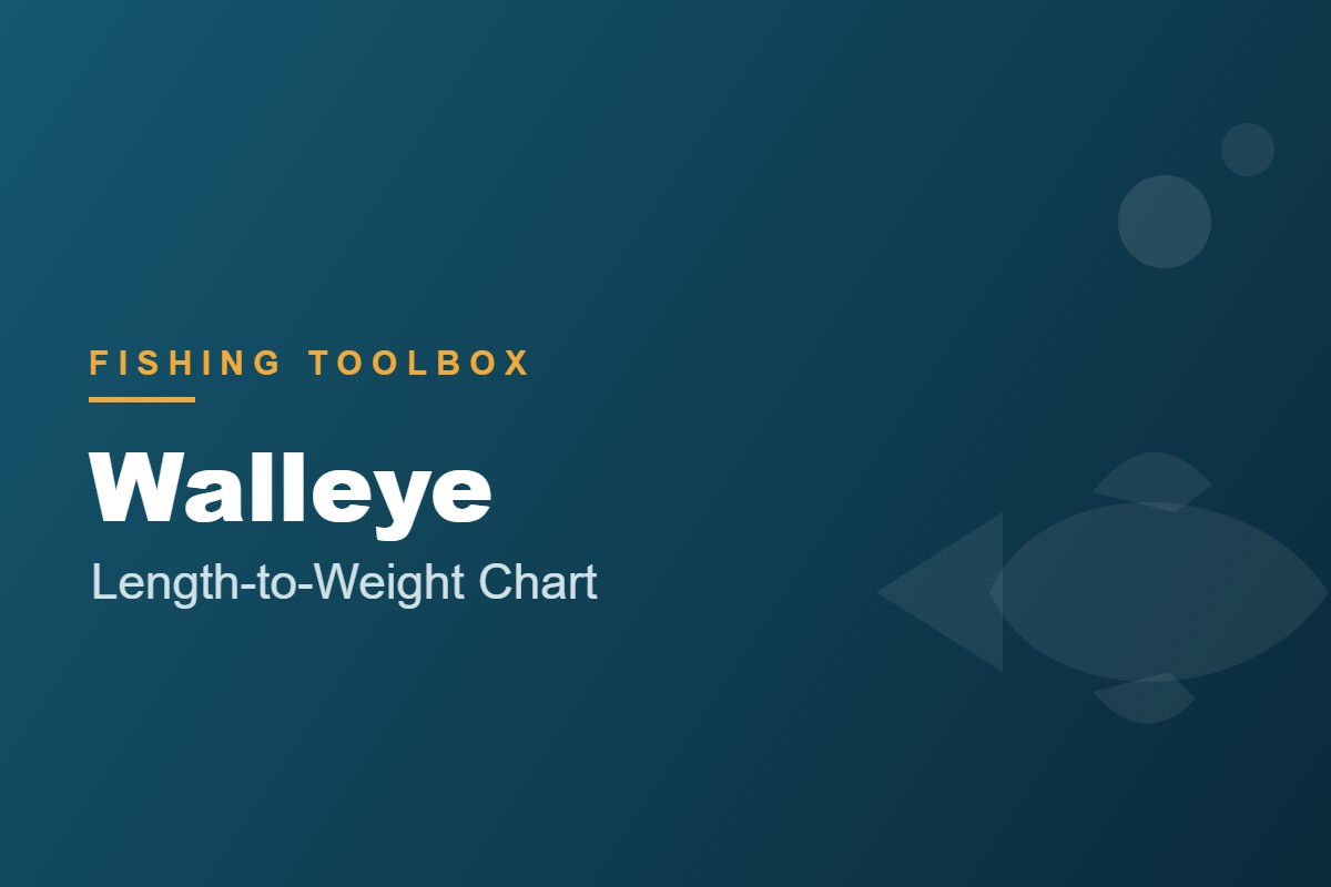Walleye Length to Weight Chart